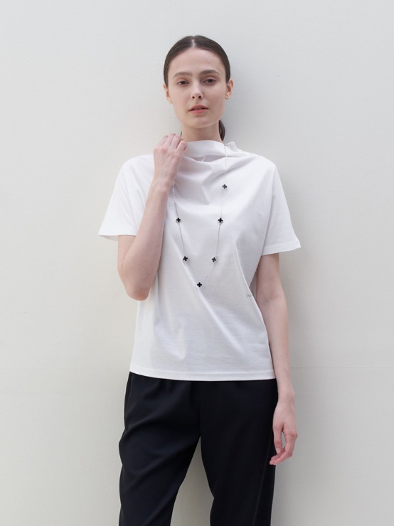 Feminine half-neck t-shirt M3B805