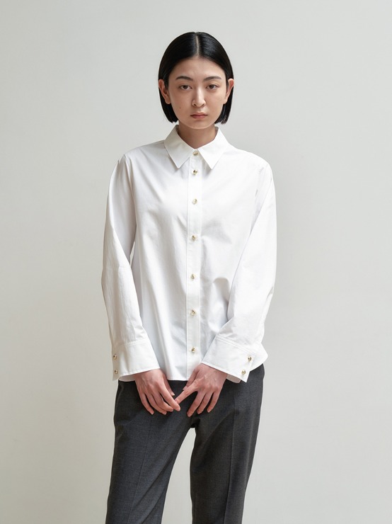 Daily basic shirt blouse M3C202WH