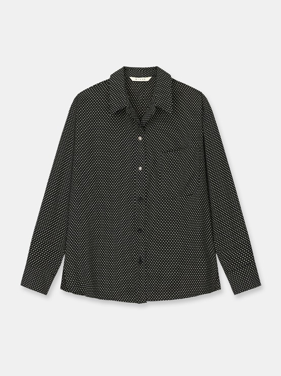 Print texture shirt blouse M3C203