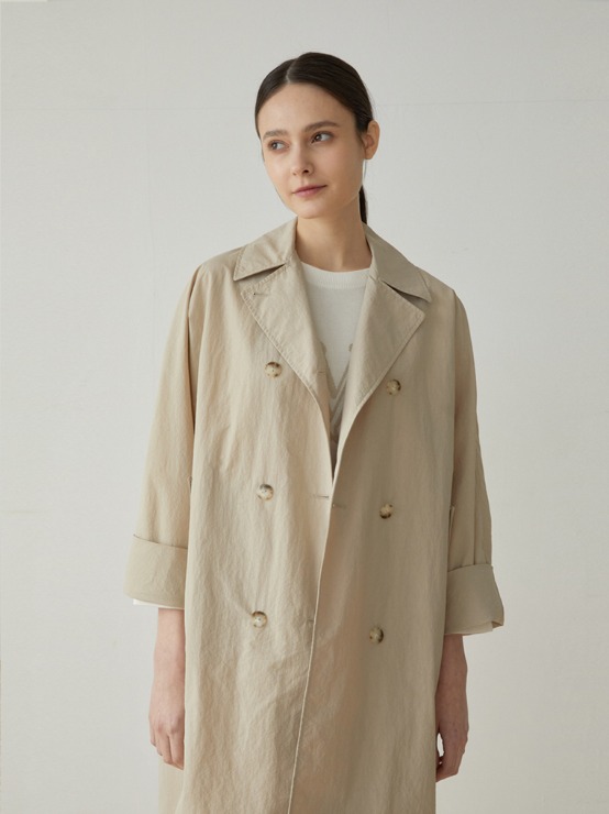 Double-breasted trench coat M3A703