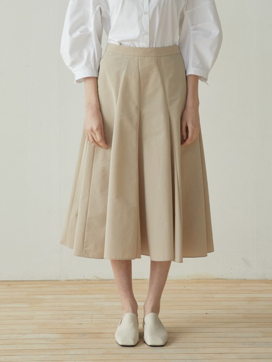 Flare line whole skirt M3A313